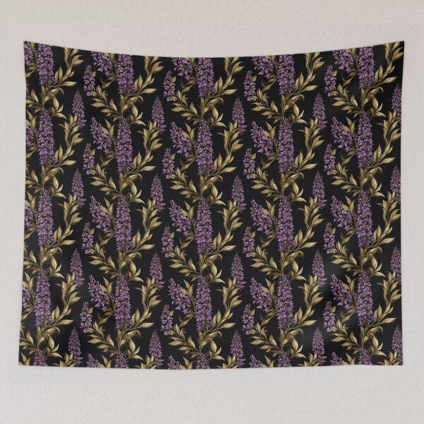 Item preview, Lavender Tile 24: Purple Haze on Fragrant Spikes and Fields of Violet Perfume designed and sold by TheBrainArt.