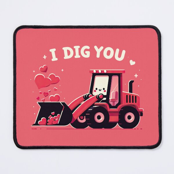 Item preview, I Dig You Happy Valentines Day Love Heart Funny T-Shirt designed and sold by MAPDDesigns.