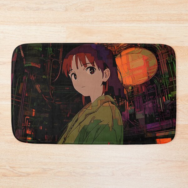 Item preview, Wired Realities Unveiled: Serial Experiments Lain Fan Art, Cyberpunk Anime, and Virtual Reality Mysteries designed and sold by InsaneLEDP1994.