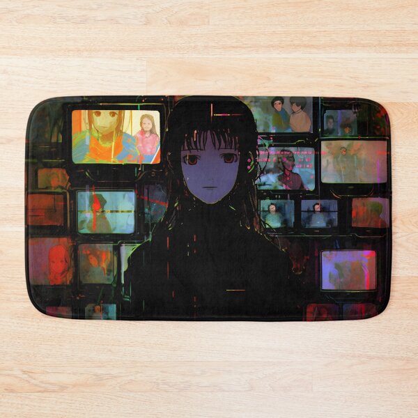 Item preview, Wired Realities Unveiled: Serial Experiments Lain Fan Art, Cyberpunk Anime, and Virtual Reality Mysteries designed and sold by InsaneLEDP1994.