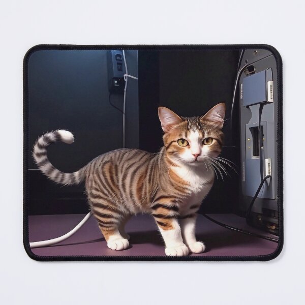 Item preview, The cat is an electrician designed and sold by M-Y-A-R-T-.