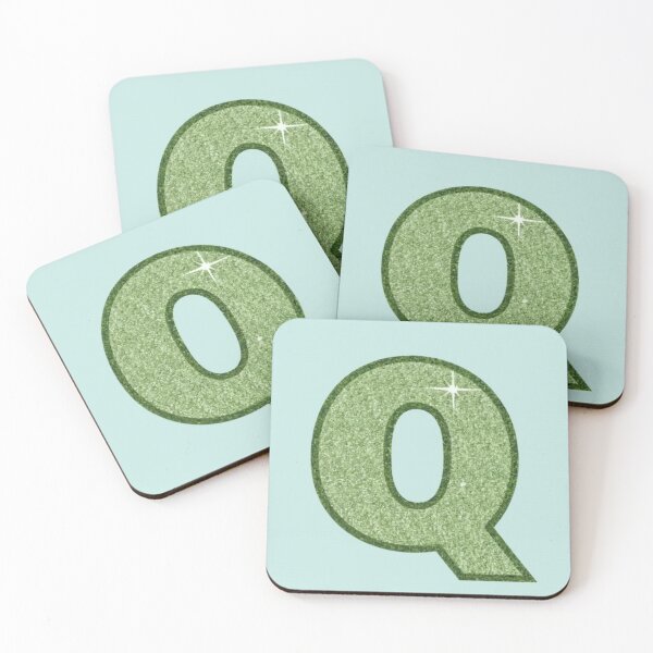 Item preview, Light Green Letter Q Patch Scl  designed and sold by BCD BRANDS.