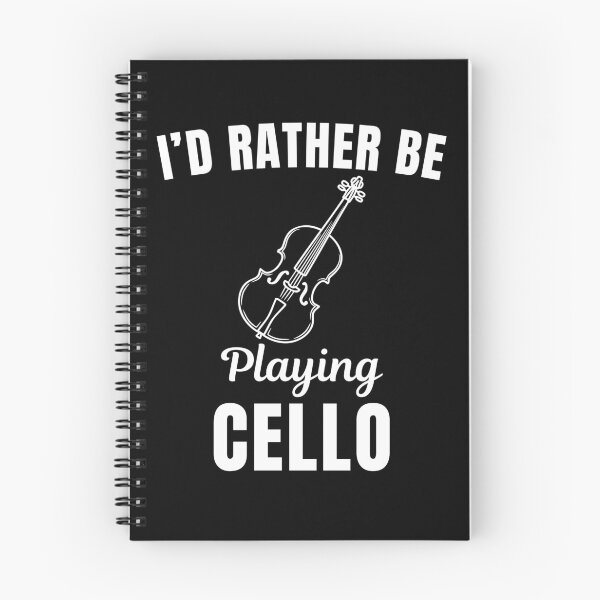 Item preview, I'd rather be playing cello, funny cello instrument players lovers and musicians saying or quote designed and sold by NBSStore.