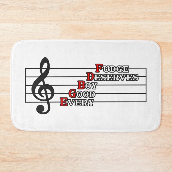 Item preview, Music Theory - Every Good Boy Deserves Fudge designed and sold by tentihandmade.