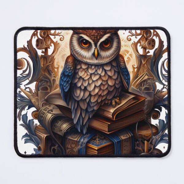 Item preview, Wisdom's Perch: The Scholarly Owl designed and sold by dungeonwarriors.