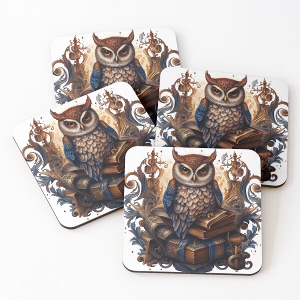 Item preview, Wisdom's Perch: The Scholarly Owl designed and sold by dungeonwarriors.