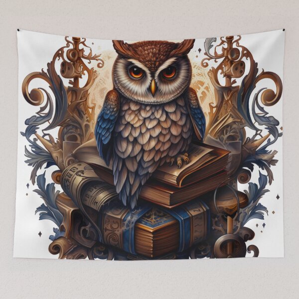 Item preview, Wisdom's Perch: The Scholarly Owl designed and sold by dungeonwarriors.