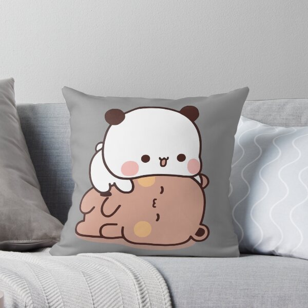 Item preview, BuBu Panda and DuDu Bear are playing together ❤️ designed and sold by Pandety.