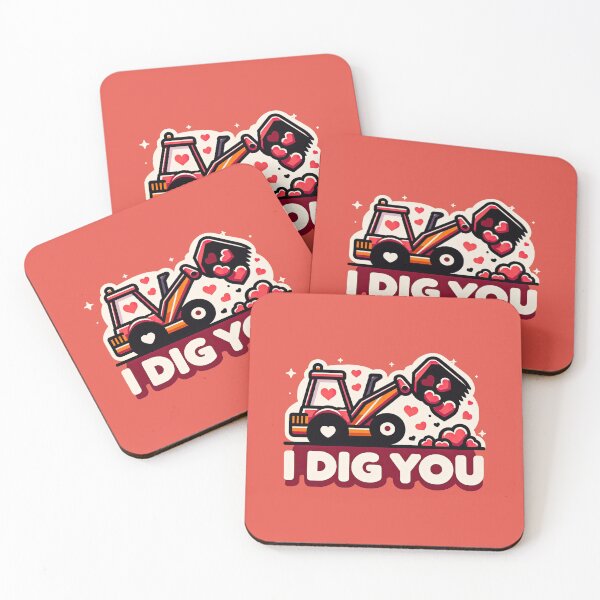Item preview, I Dig You Happy Valentines Day Love Heart Funny T-Shirt designed and sold by MAPDDesigns.