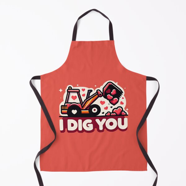 Item preview, I Dig You Happy Valentines Day Love Heart Funny T-Shirt designed and sold by MAPDDesigns.