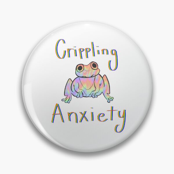 Item preview, Crippling Anxiety Frog designed and sold by CupOIsopod.