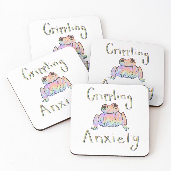 Item preview, Crippling Anxiety Frog designed and sold by CupOIsopod.