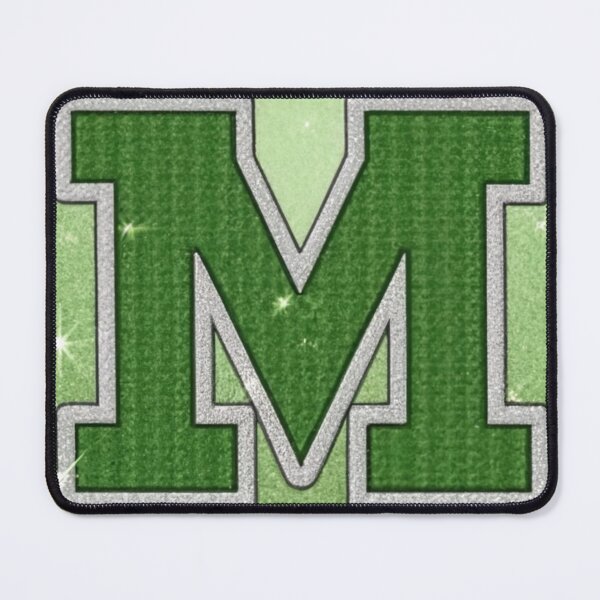 Item preview, Light Green Letter M Patch Scl designed and sold by BCD BRANDS.