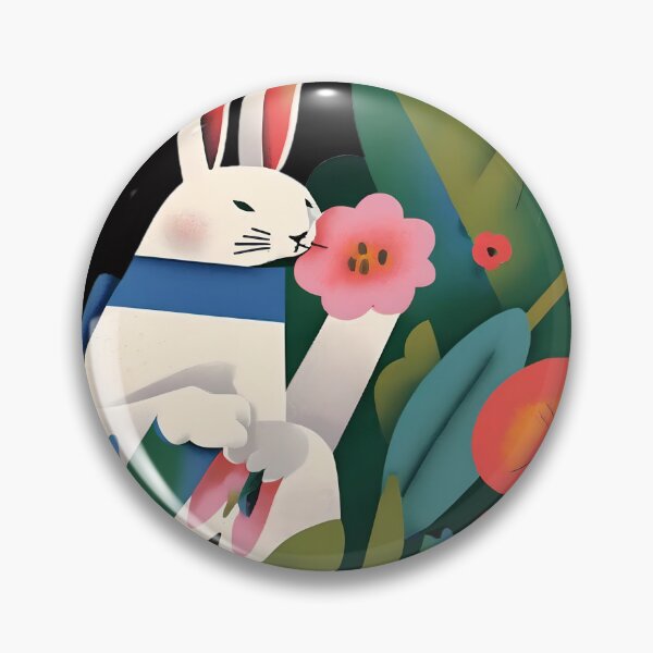 Item preview, Lovely flowers and cute rabbit  designed and sold by Digistorma.