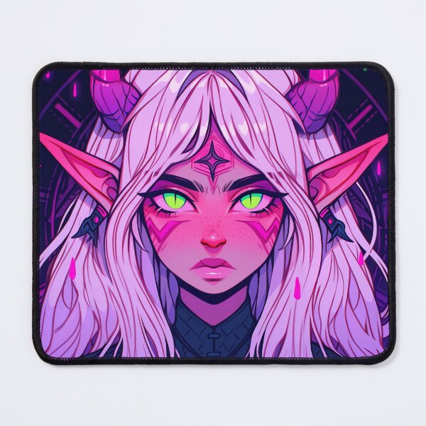Artikelvorschau, Neon Fantasy Gothic Elf Anime Girl entworfen und verkauft von bubblegoth.