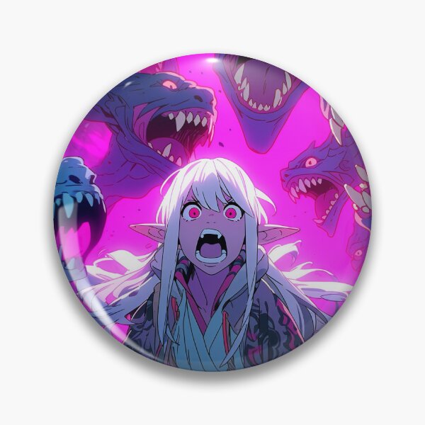 Item preview, Epic Fantasy Dragon Attack Anime Girl designed and sold by bubblegoth.
