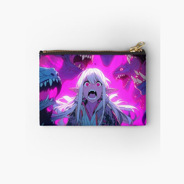 Item preview, Epic Fantasy Dragon Attack Anime Girl designed and sold by bubblegoth.