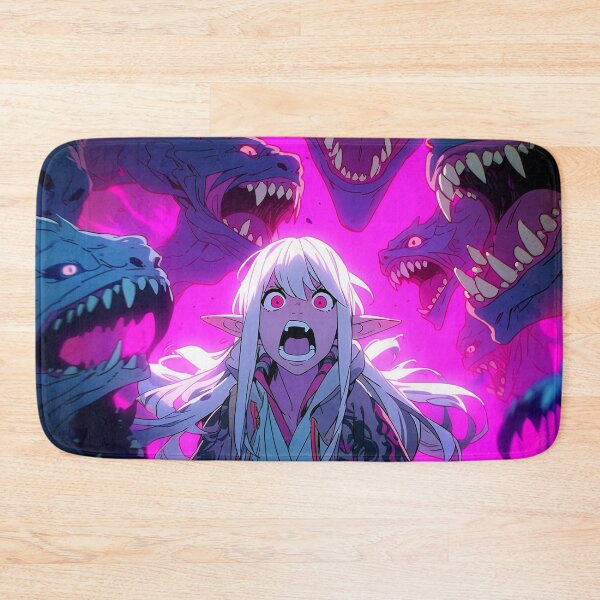 Item preview, Epic Fantasy Dragon Attack Anime Girl designed and sold by bubblegoth.
