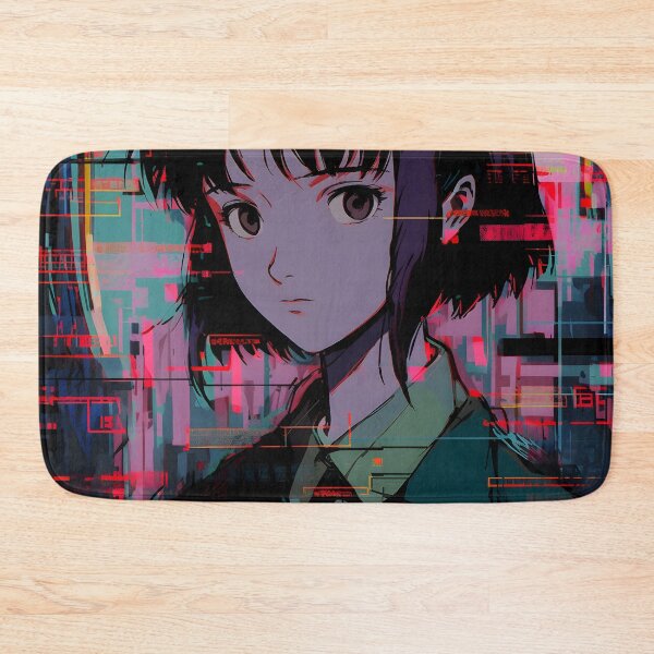 Item preview, Wired Realities Unveiled: Serial Experiments Lain Fan Art, Cyberpunk Anime, and Virtual Reality Mysteries designed and sold by InsaneLEDP1994.