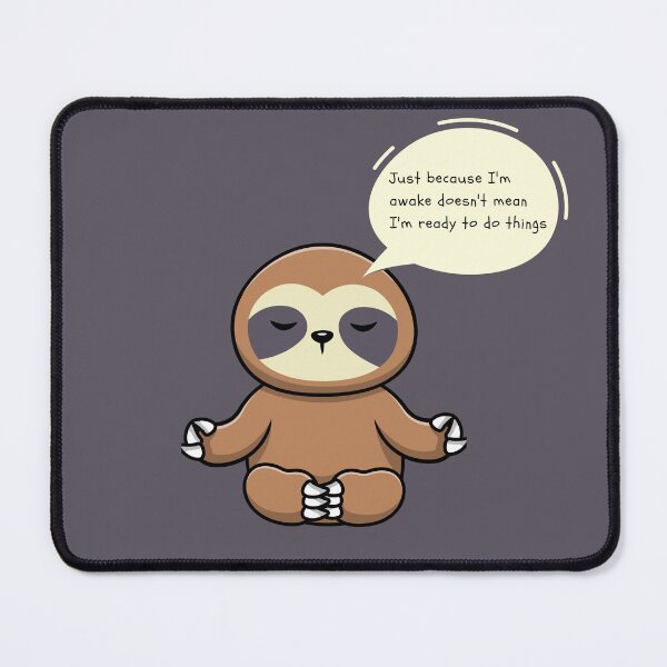 Item preview, Just Because I'm Awake Funny designed and sold by LightWithDomi.