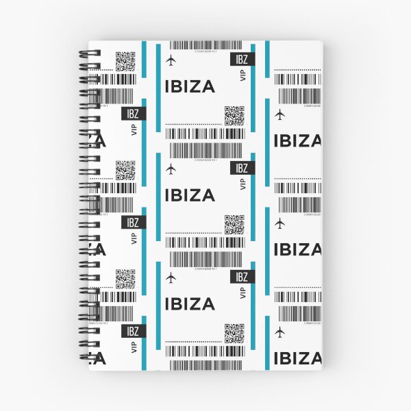 Item preview, Ibiza, Spain Mini Airplane Boarding Pass designed and sold by RoamInk.