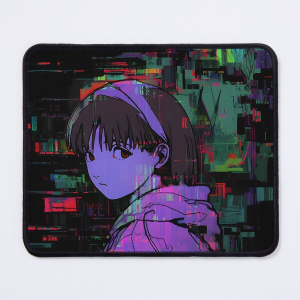Item preview, Wired Realities Unveiled: Serial Experiments Lain Fan Art, Cyberpunk Anime, and Virtual Reality Mysteries designed and sold by InsaneLEDP1994.