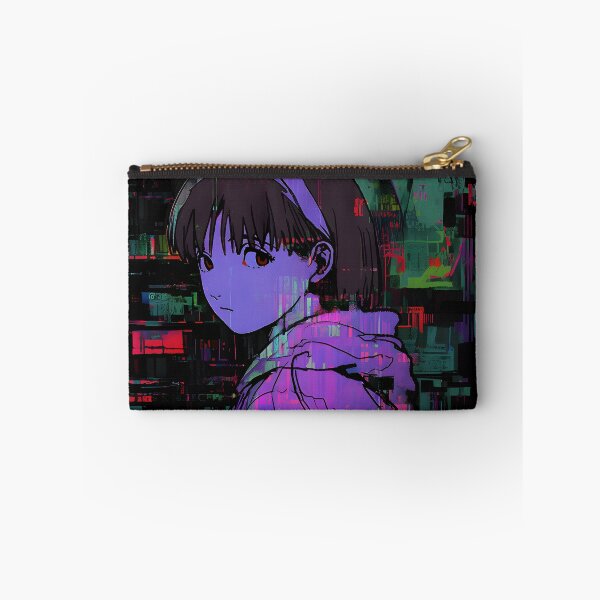 Item preview, Wired Realities Unveiled: Serial Experiments Lain Fan Art, Cyberpunk Anime, and Virtual Reality Mysteries designed and sold by InsaneLEDP1994.