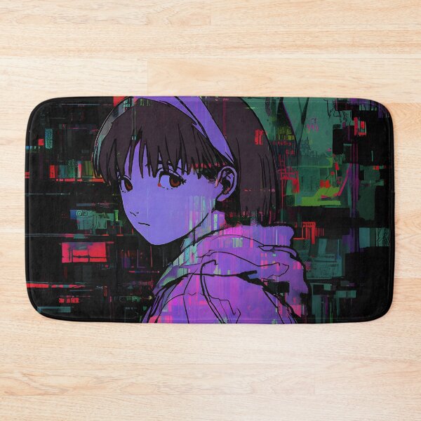 Item preview, Wired Realities Unveiled: Serial Experiments Lain Fan Art, Cyberpunk Anime, and Virtual Reality Mysteries designed and sold by InsaneLEDP1994.