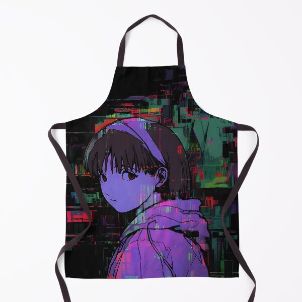 Item preview, Wired Realities Unveiled: Serial Experiments Lain Fan Art, Cyberpunk Anime, and Virtual Reality Mysteries designed and sold by InsaneLEDP1994.