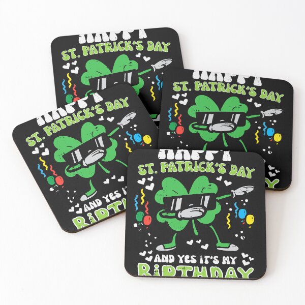 Item preview, Happy St Patricks Day Birthday Shamrock Dab Boys Girls s designed and sold by BalladOfZeus.