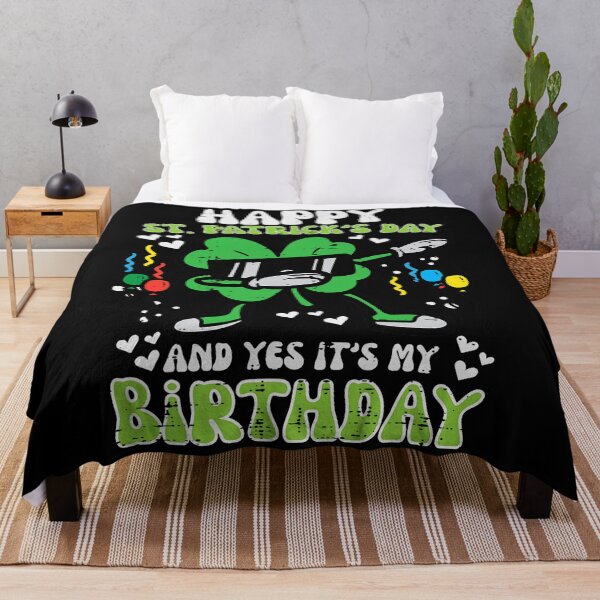Item preview, Happy St Patricks Day Birthday Shamrock Dab Boys Girls s designed and sold by BalladOfZeus.