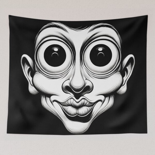 Item preview, ScarFace Captivating Contrasts The Art of Exaggeration in Modern Design designed and sold by irek07.