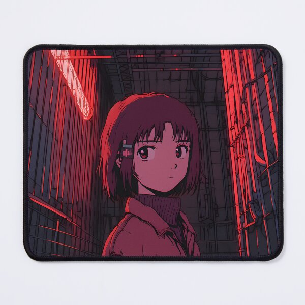 Item preview, Wired Realities Unveiled: Serial Experiments Lain Fan Art, Cyberpunk Anime, and Virtual Reality Mysteries designed and sold by InsaneLEDP1994.