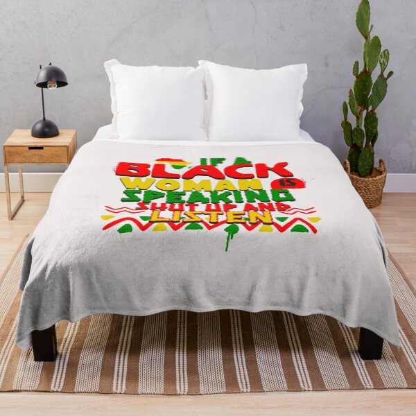 Item preview, A Black Woman Is Speaking designed and sold by ZeptepiTrends.