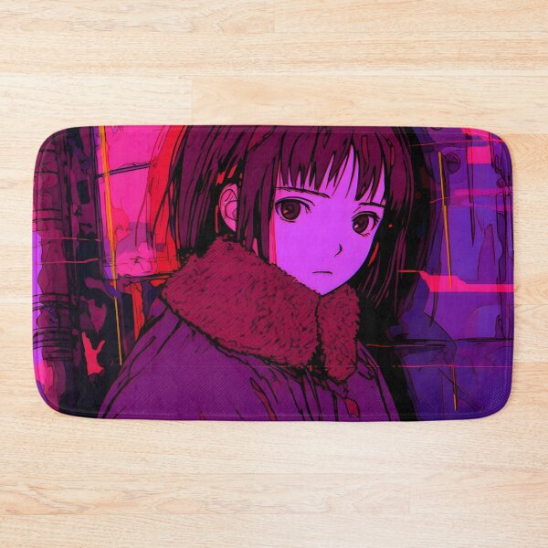 Item preview, Wired Realities Unveiled: Serial Experiments Lain Fan Art, Cyberpunk Anime, and Virtual Reality Mysteries designed and sold by InsaneLEDP1994.
