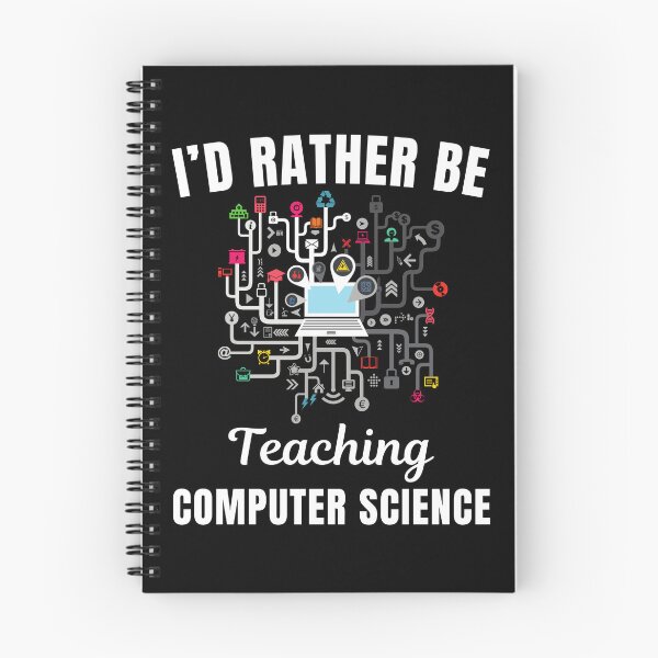 Item preview, I'd rather be teaching computer science, funny computer science professor or teacher job quote designed and sold by NBSStore.