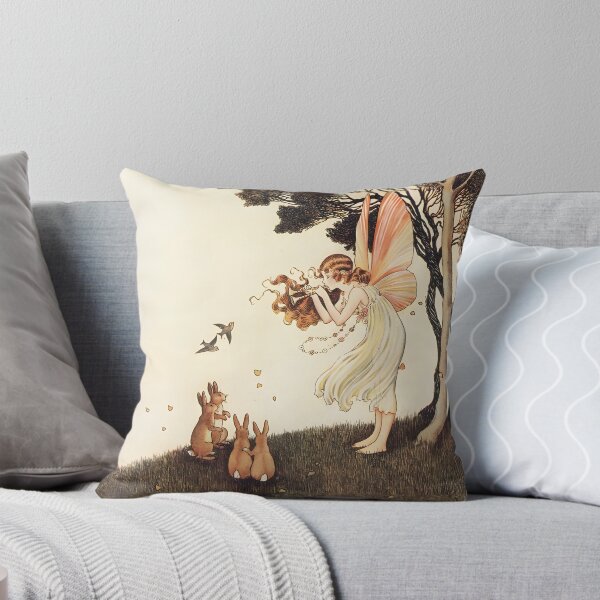 Item preview, Fairy playing music to rabbits and birds designed and sold by OddPopnyc.