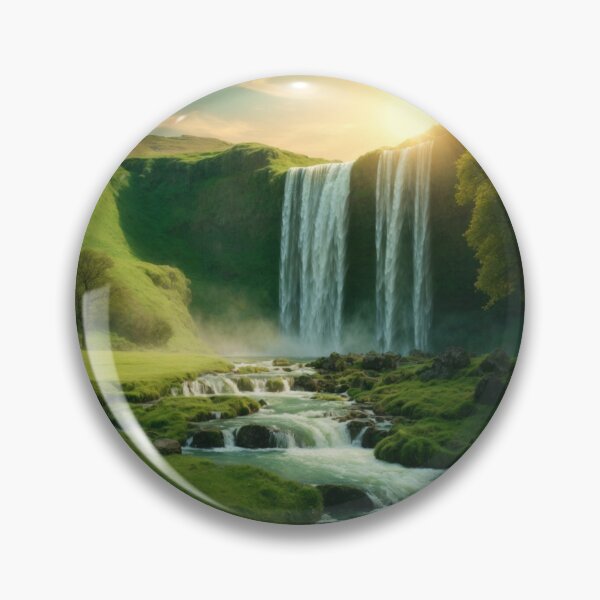 Item preview, Serenity Falls: Twilight Oasis designed and sold by Enchanting Art Vista.