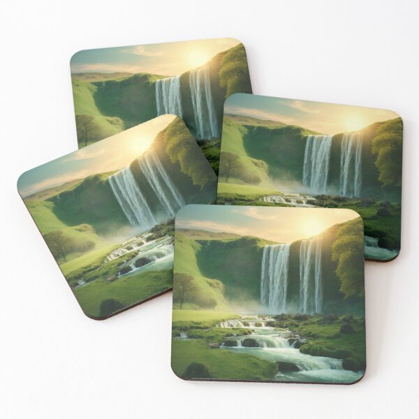 Item preview, Serenity Falls: Twilight Oasis designed and sold by Enchanting Art Vista.