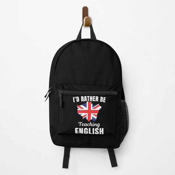 Item preview, I'd rather be teaching English , funny English language learning or speaking teacher or professor quote or saying designed and sold by NBSStore.