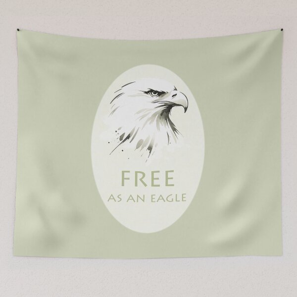 Item preview, Free as an eagle designed and sold by MoxisWatercolor.