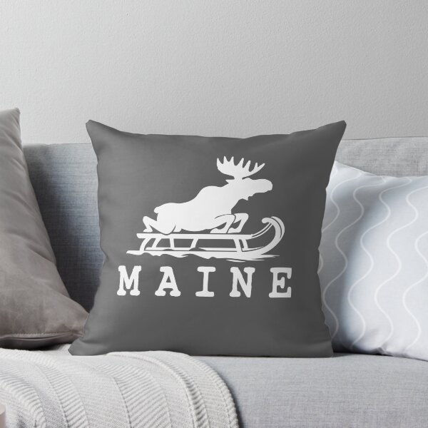 Item preview, Maine Moose sledding designed and sold by goodtogotees.