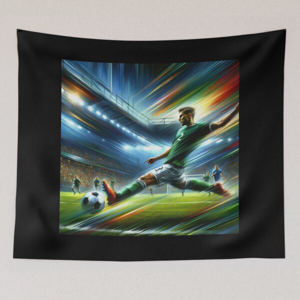 Item preview, The Winning Kick designed and sold by BestArtByArvind.