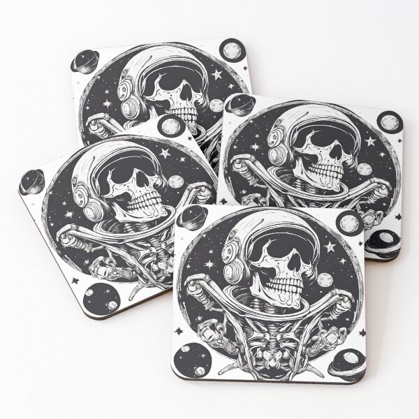 Item preview, Space Skeleton Abstract Art  designed and sold by CyberArtistOne.