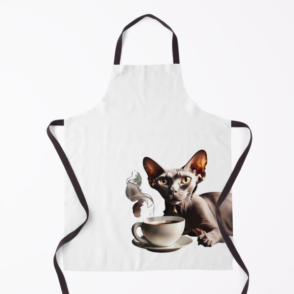 Item preview, Cat Drinks Coffee Funny designed and sold by MatthewViews.