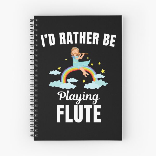 Item preview, I'd rather be playing flute, funny flute instrument players lovers and musicians saying or quote designed and sold by NBSStore.