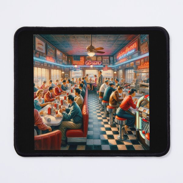 Item preview, Retro Diner Delight designed and sold by BestArtByArvind.