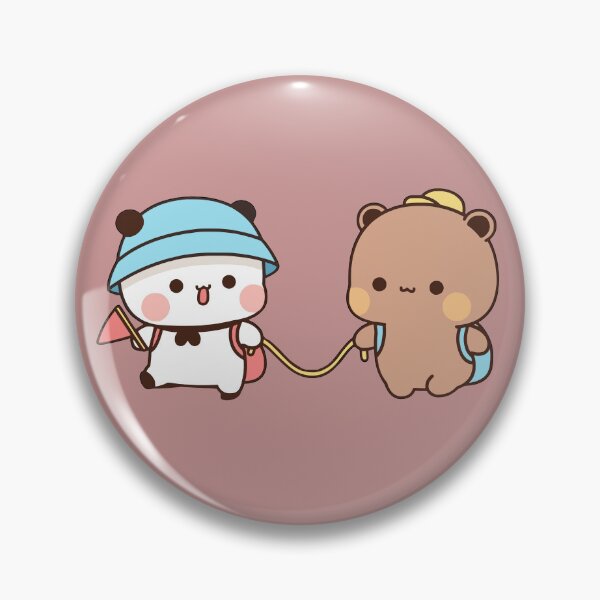 Item preview, DuDu Bear and BuBu Panda on summer vacation❤️ designed and sold by Pandety.