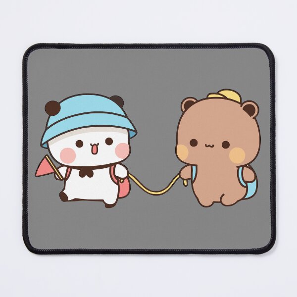 Item preview, DuDu Bear and BuBu Panda on summer vacation❤️ designed and sold by Pandety.