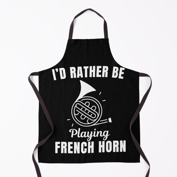 Item preview, I'd rather be playing french horn, funny french horn instrument players lovers and musicians saying or quote designed and sold by NBSStore.